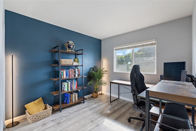 91-1031 Kaimalie St Unit 4M4, Ewa Beach, HI 96706 - office featuring wood finished floors and baseboards