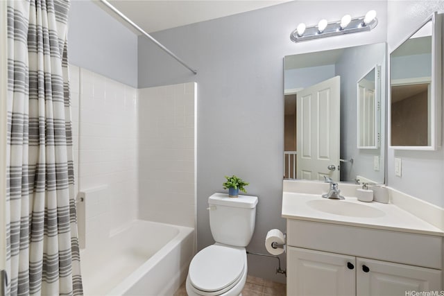 91-1031 Kaimalie St Unit 4M4, Ewa Beach, HI 96706 - bathroom featuring shower / bath combo with shower curtain, vanity, and tile patterned floors