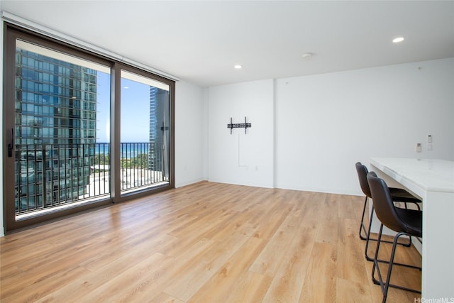 987 Queen St Unit 1512, Honolulu, HI 96814 - office featuring light wood-style flooring and recessed lighting