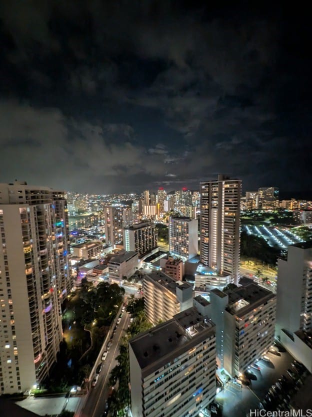 411 Hobron Ln Unit 3801, Honolulu, HI 96815 - view of city featuring a view of city lights