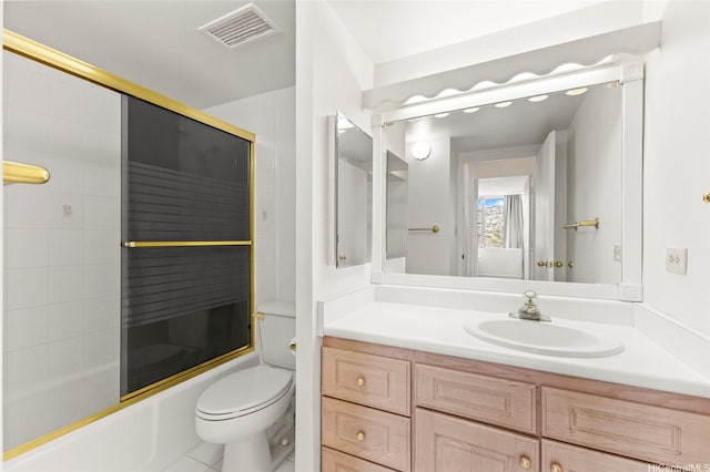 2825 S King St Unit 2504, Honolulu, HI 96826 - bathroom with vanity and combined bath / shower with glass door