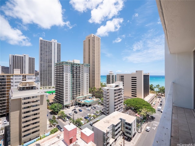 2427 Kuhio Ave Unit 1501, Honolulu, HI 96815 - city view featuring a nearby body of water