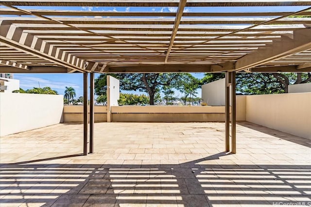 1600 Ala Moana Blvd Unit 306, Honolulu, HI 96815 - view of patio / terrace with a pergola