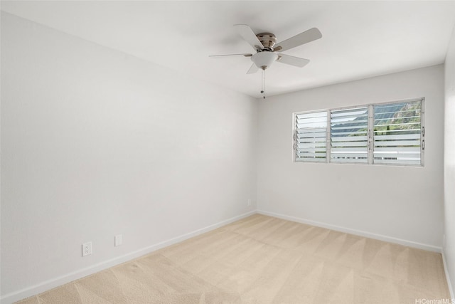 46-267 Kahuhipa St Unit C303, Kaneohe, HI 96744 - carpeted empty room with baseboards and ceiling fan