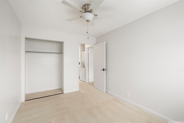 46-267 Kahuhipa St Unit C303, Kaneohe, HI 96744 - unfurnished bedroom with carpet floors, a closet, and ceiling fan