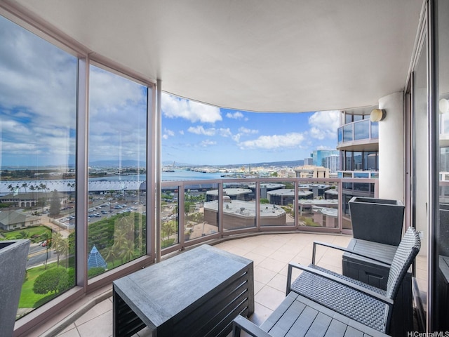 415 S St Unit 1602, Honolulu, HI 96813 - balcony with a water view and a view of city