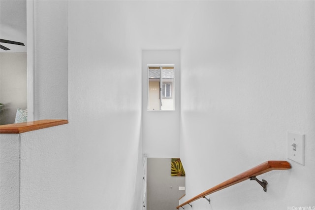 91-1017 Hoopili St Unit 66, Ewa Beach, HI 96706 - stairs featuring a ceiling fan