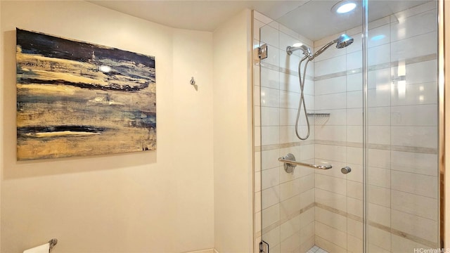 1177 Queen St Unit 1805, Honolulu, HI 96814 - full bath with a stall shower and recessed lighting