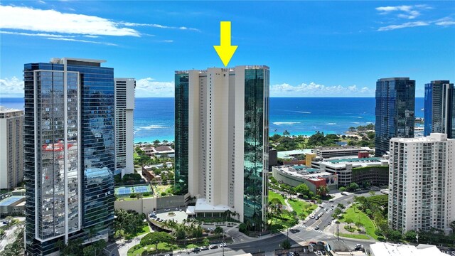 1177 Queen St Unit 1805, Honolulu, HI 96814 - city view featuring a large body of water