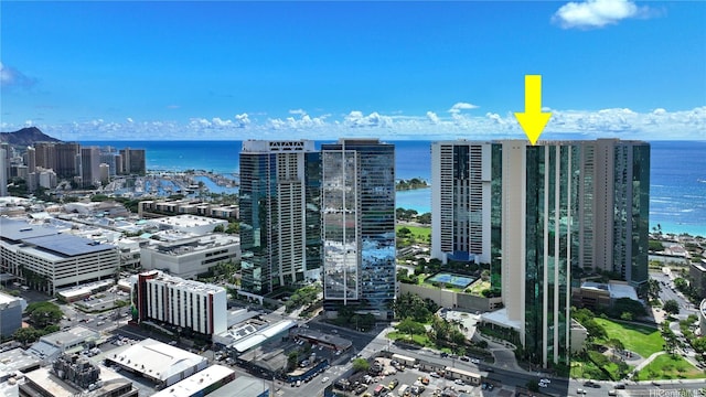 1177 Queen St Unit 1805, Honolulu, HI 96814 - city view with a nearby body of water