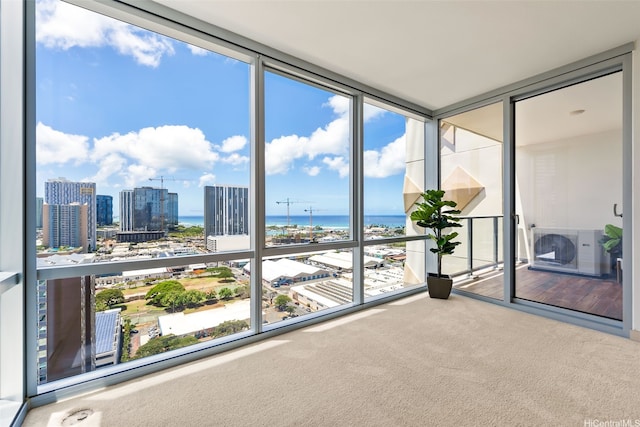 555 S St Unit 2303, Honolulu, HI 96813 - sunroom / solarium featuring a water view and plenty of natural light