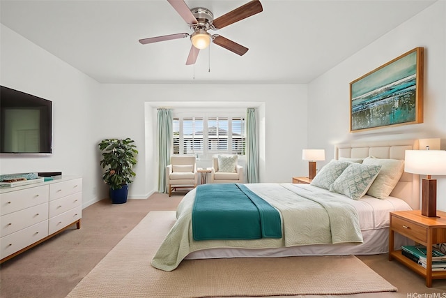 91-3082 Makalea Loop Unit 41, Ewa Beach, HI 96706 - bedroom featuring light carpet and ceiling fan