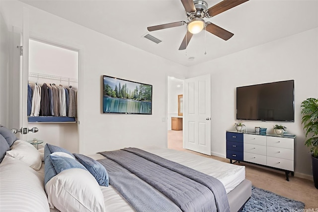 91-3082 Makalea Loop Unit 41, Ewa Beach, HI 96706 - bedroom featuring a ceiling fan and light carpet