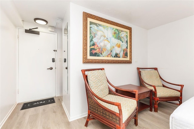 2450 Prince Edward St Unit 506A, Honolulu, HI 96815 - sitting room with wood finished floors