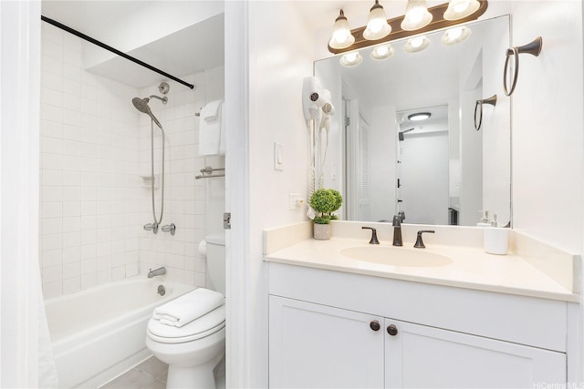 2450 Prince Edward St Unit 506A, Honolulu, HI 96815 - bathroom with vanity, bathtub / shower combination, and tile patterned floors