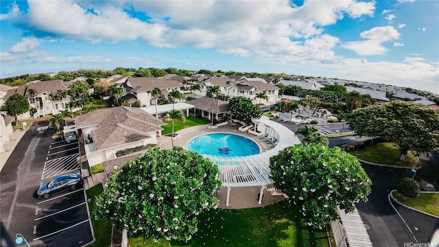 91-950 Laaulu St Unit 42E, Ewa Beach, HI 96706 - aerial view of residential area with a pool