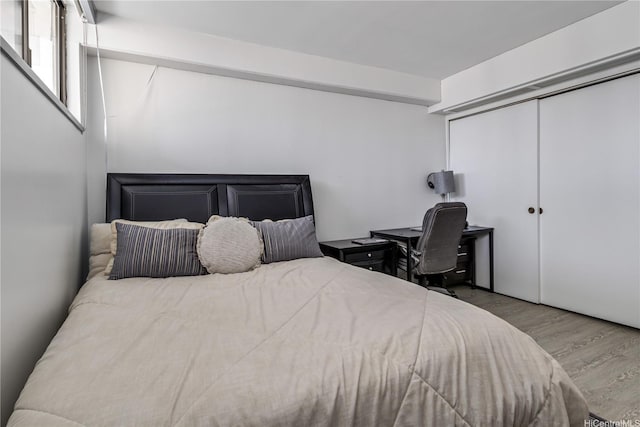 1860 Ala Moana Blvd Unit 1208, Honolulu, HI 96815 - bedroom featuring wood finished floors and a closet