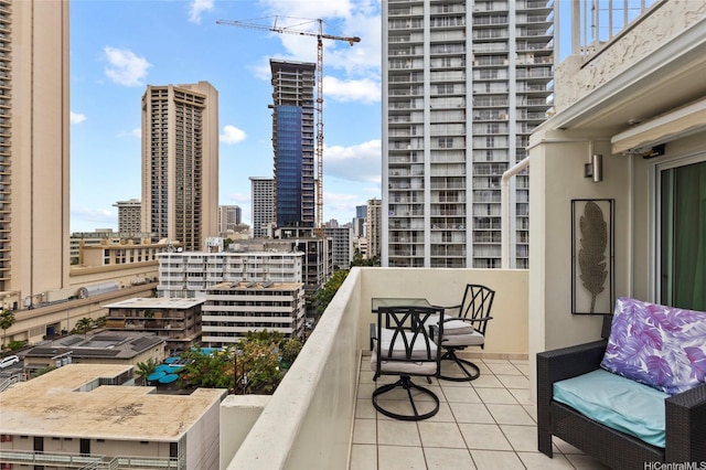 2450 Prince Edward St Unit 1201A, Honolulu, HI 96815 - balcony featuring a city view