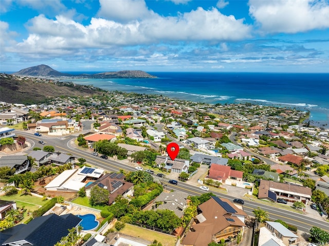1789 Laukahi St, Honolulu, HI 96821 - aerial view of residential area with a nearby body of water