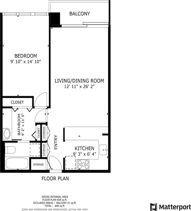 400 Hobron Ln Unit 2809, Honolulu, HI 96815 - view of property floor plan