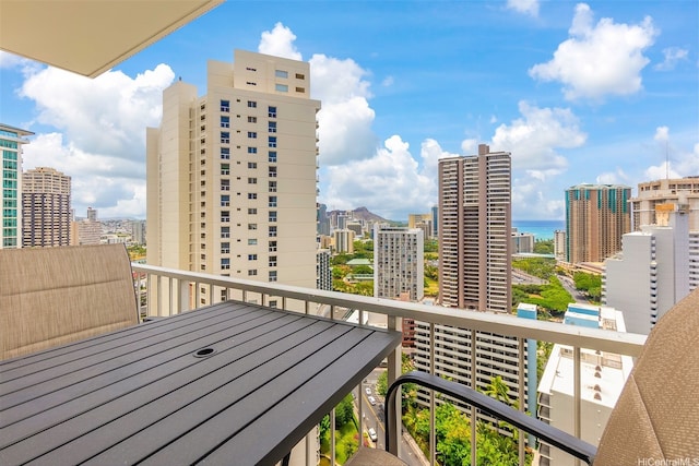 400 Hobron Ln Unit 2809, Honolulu, HI 96815 - balcony with a city view