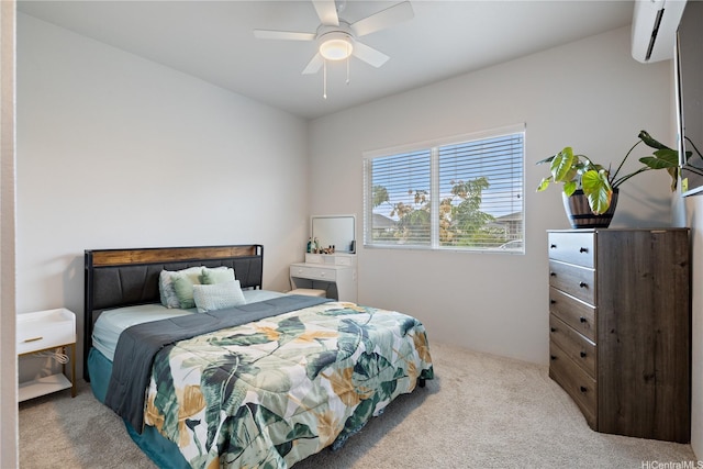 91-1725 Kapeku Loop, Ewa Beach, HI 96706 - carpeted bedroom with a wall mounted AC and a ceiling fan