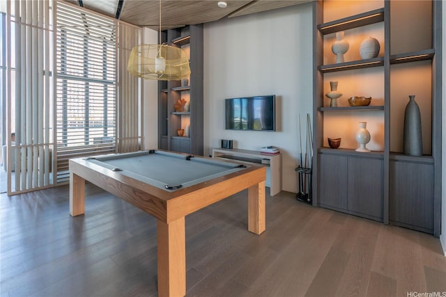 1000 Auahi St Unit 2007, Honolulu, HI 96814 - recreation room with light wood-style flooring, billiards, and plenty of natural light