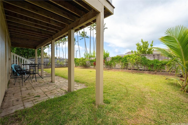 47-070 Laenani Dr Unit C, Kaneohe, HI 96744 - fenced backyard featuring a patio