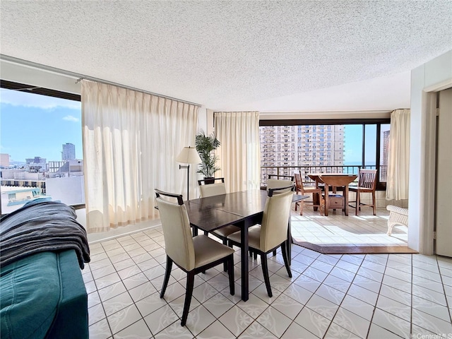 1778 Ala Moana Blvd Unit 2014, Honolulu, HI 96815 - dining room with a view of city and a textured ceiling