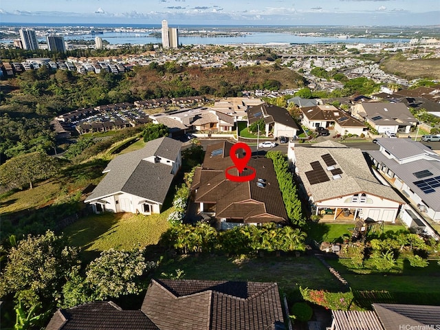 98-653 Papalealii St, Aiea, HI 96701 - aerial perspective of suburban area with a large body of water