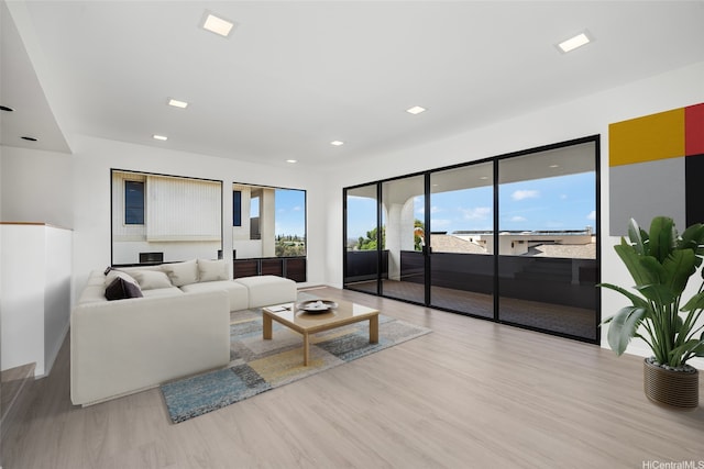 98-653 Papalealii St, Aiea, HI 96701 - living room with wood finished floors and recessed lighting