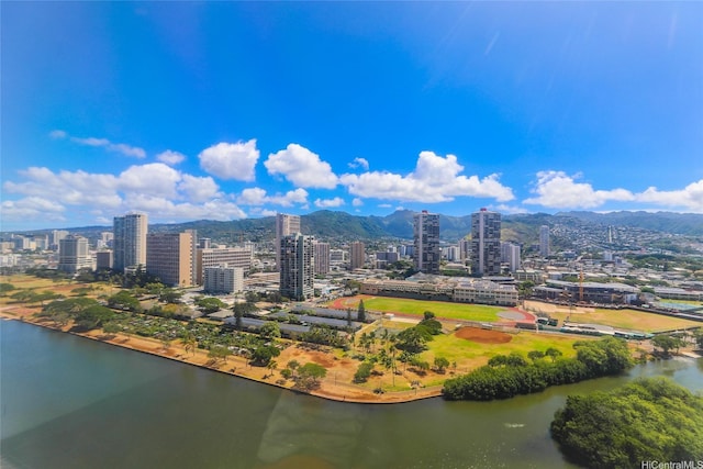 2211 Ala Wai Blvd Unit 2505, Honolulu, HI 96815 - view of urban area with a water and mountain view