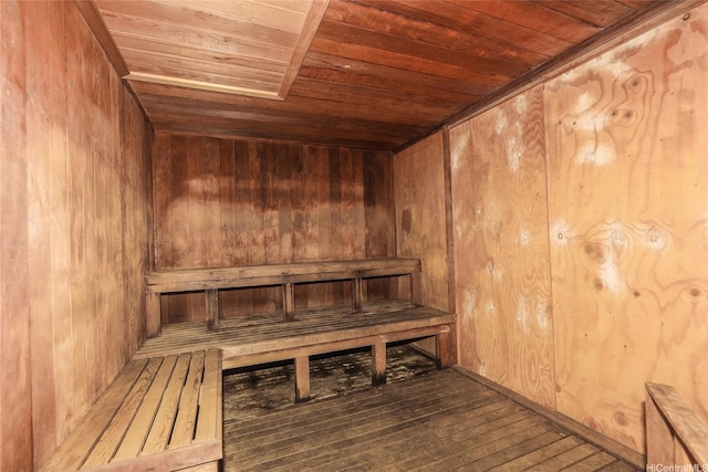 2211 Ala Wai Blvd Unit 2505, Honolulu, HI 96815 - relaxing sauna featuring wooden ceiling and wooden walls