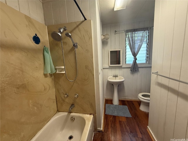 91-1337 Karayan St, Ewa Beach, HI 96706 - bathroom featuring wood finished floors and  shower combination