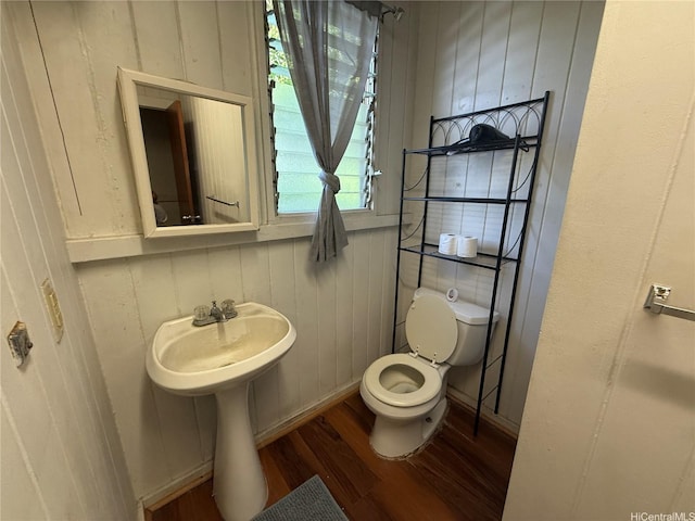 91-1337 Karayan St, Ewa Beach, HI 96706 - half bathroom featuring wood finished floors and wood walls