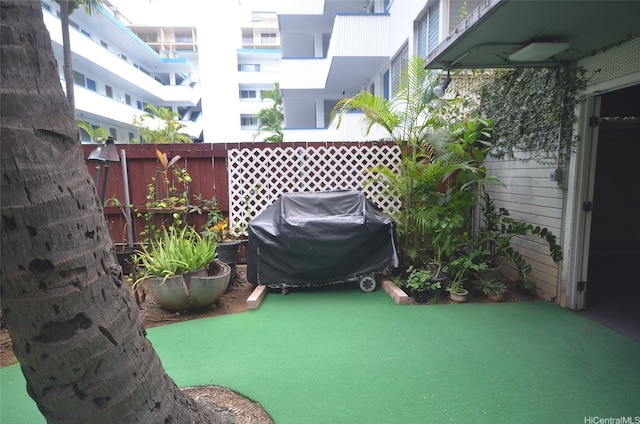 417 Nohonani St Unit 405, Honolulu, HI 96815 - view of patio / terrace with grilling area