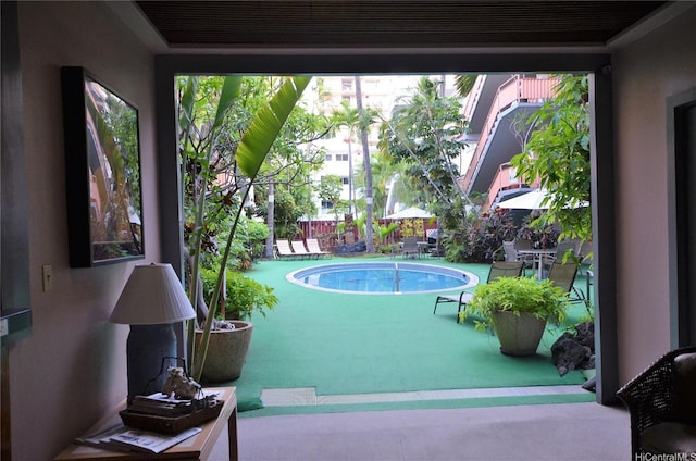 417 Nohonani St Unit 405, Honolulu, HI 96815 - view of outdoor pool