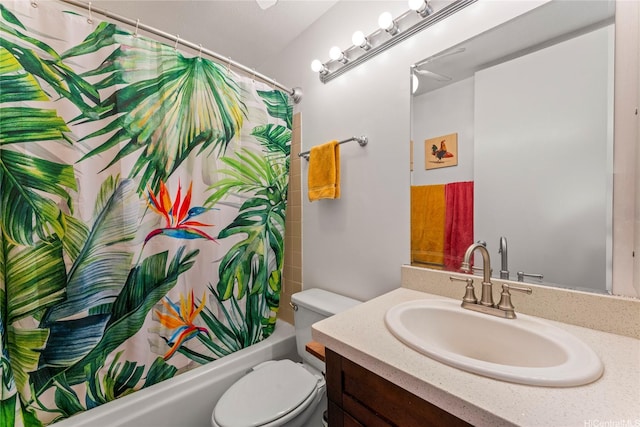 2121 Ala Wai Blvd Unit 2301, Honolulu, HI 96815 - full bathroom with vanity and shower / tub combo with curtain