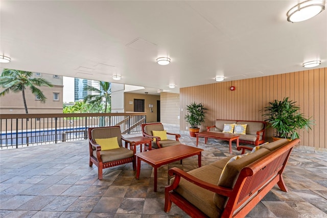2121 Ala Wai Blvd Unit 2301, Honolulu, HI 96815 - view of patio / terrace with an outdoor living space