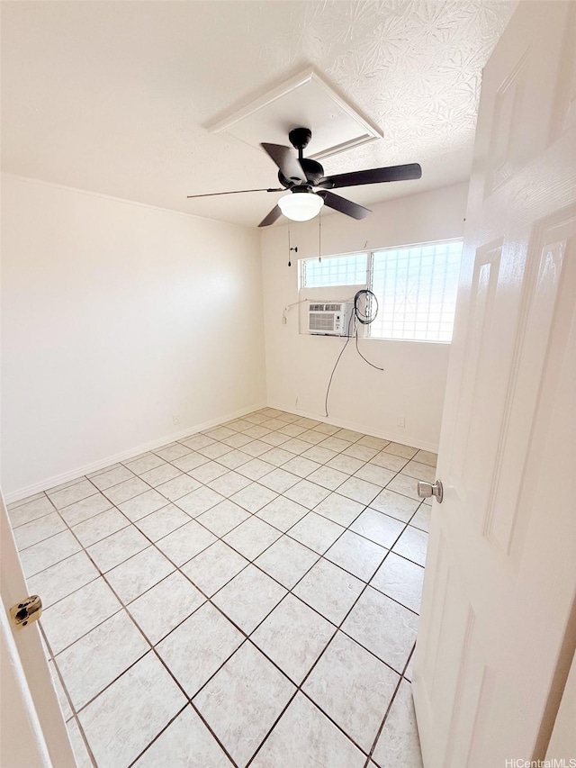 91-1206 Hanaloa St, Ewa Beach, HI 96706 - empty room with a ceiling fan, cooling unit, and light tile patterned flooring