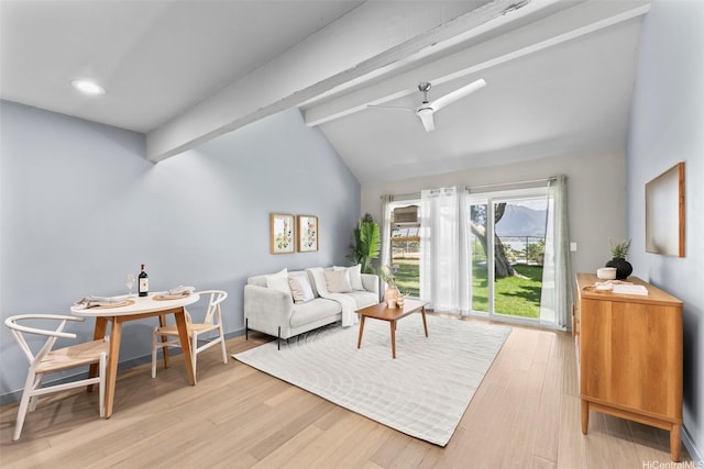 44-130-5 Mui Pl Unit 2605, Kaneohe, HI 96744 - living area featuring light wood finished floors, a ceiling fan, and recessed lighting