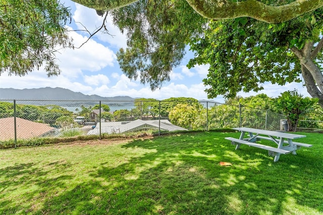 44-130-5 Mui Pl Unit 2605, Kaneohe, HI 96744 - view of yard with a mountain view