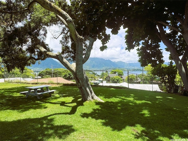 44-130-5 Mui Pl Unit 2605, Kaneohe, HI 96744 - view of yard with a mountain view