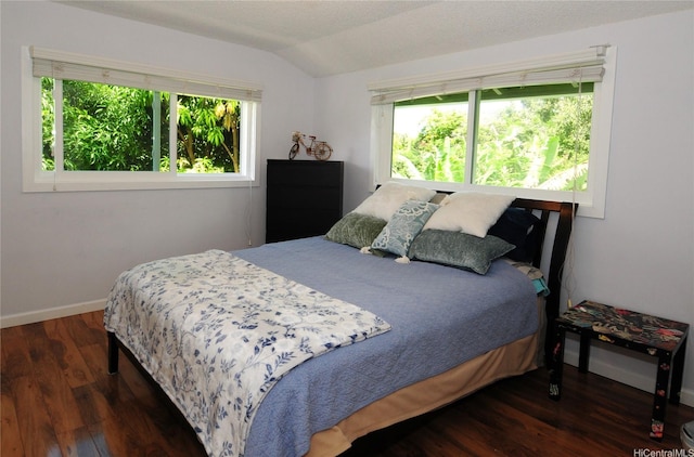 47-643 Hui Ulili St, Kaneohe, HI 96744 - bedroom with vaulted ceiling and wood finished floors