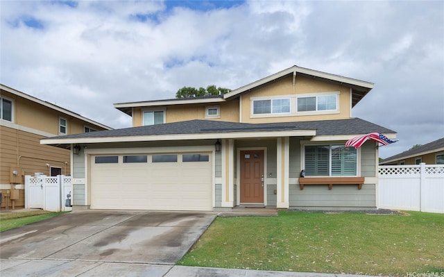 91-1268 Kilipue St, Ewa Beach, HI 96706 - view of front of house featuring driveway, a garage, and roof with shingles