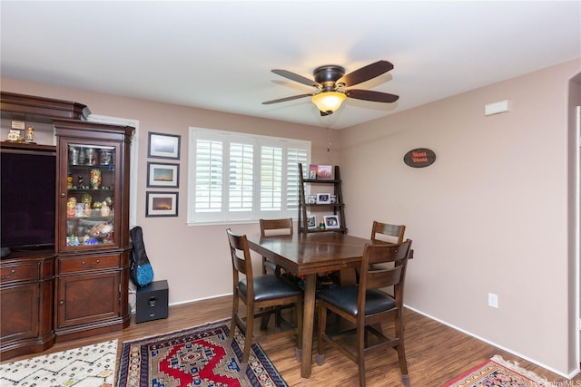 91-1268 Kilipue St, Ewa Beach, HI 96706 - dining space with a ceiling fan and light wood-type flooring