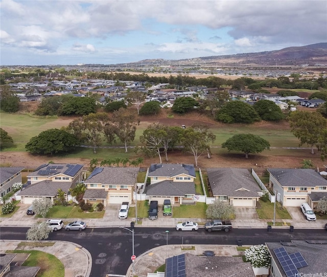 91-1268 Kilipue St, Ewa Beach, HI 96706 - aerial view of property and surrounding area featuring a mountainous background and nearby suburban area
