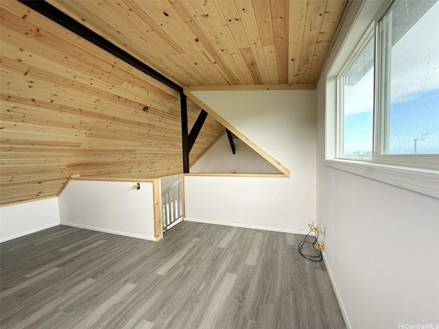 94-6342 Makai St, Naalehu, HI 96772 - bonus room featuring wood ceiling, wood finished floors, and vaulted ceiling