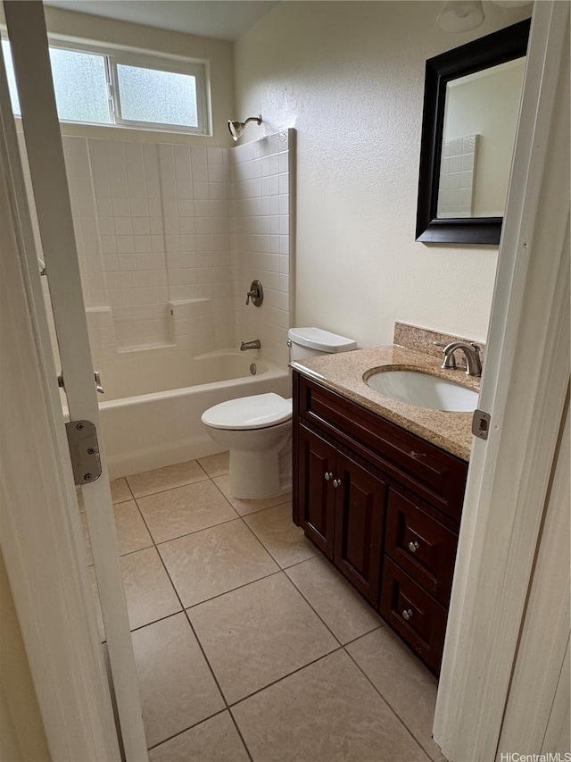 16-2075 Vista Dr, Pahoa, HI 96778 - bathroom with vanity, bathtub / shower combination, and tile patterned flooring