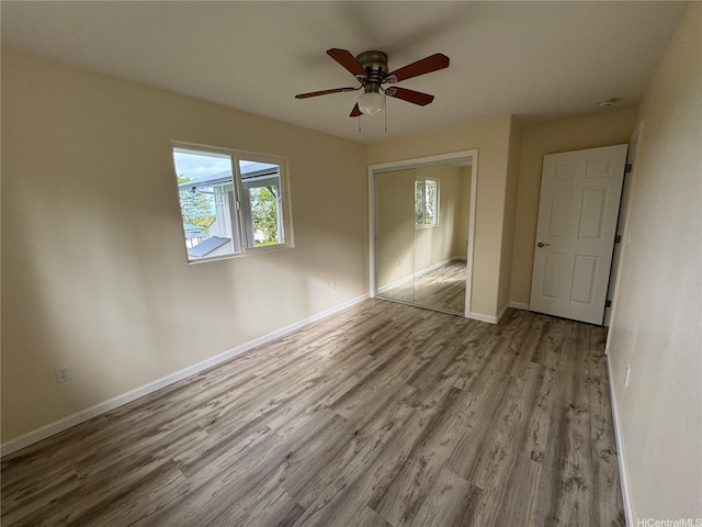 16-2075 Vista Dr, Pahoa, HI 96778 - unfurnished bedroom featuring wood finished floors and a ceiling fan